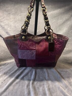 Coach Bleecker Patchwork Tote